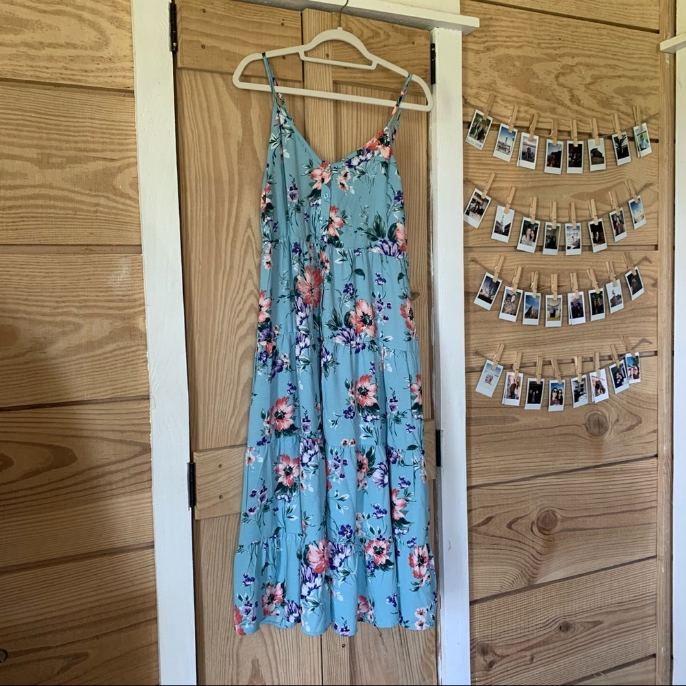 Floral Target Dress